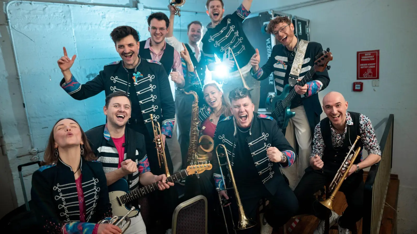 Die Band Druckluft hat mit „Karnevalsmaus“ einen Hit gelandet. (Archivfoto) (Bild: Fabian Strauch/dpa)