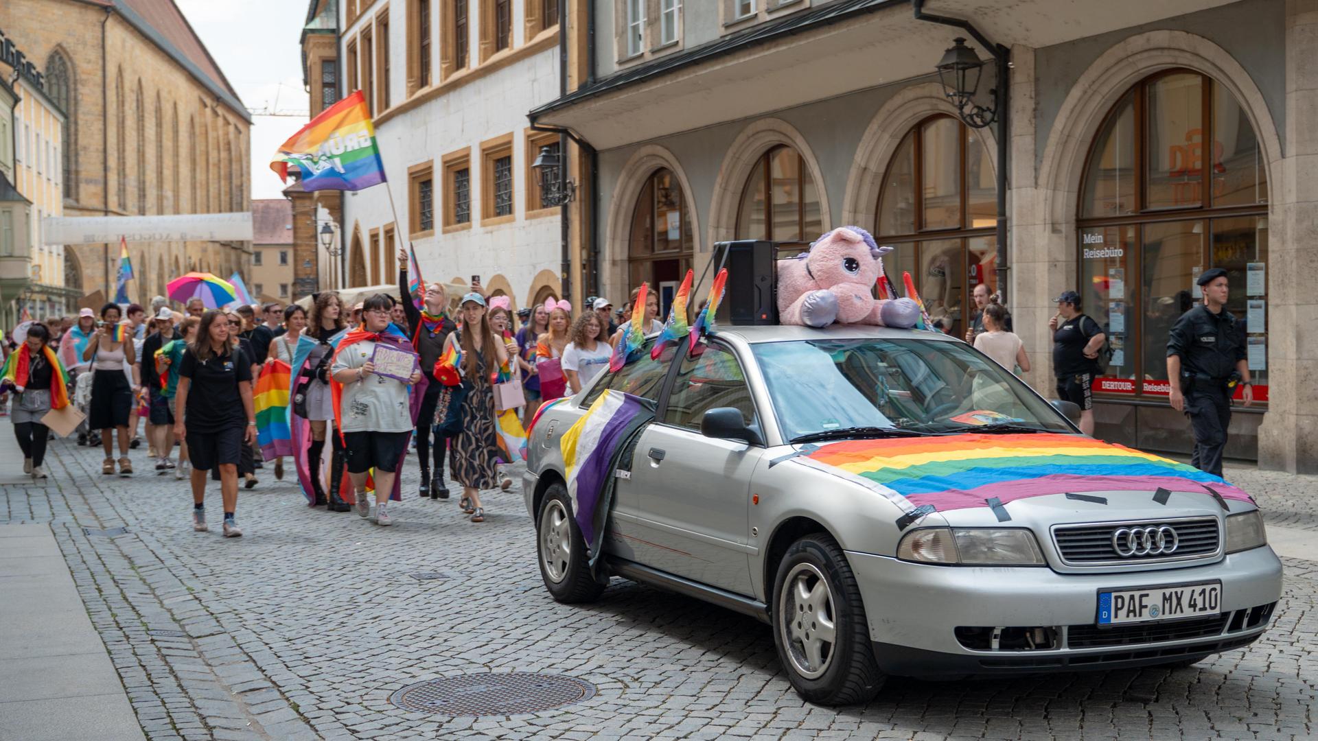 Christopher Street Day 2026 in Amberg. (Bild: Marina Gube)