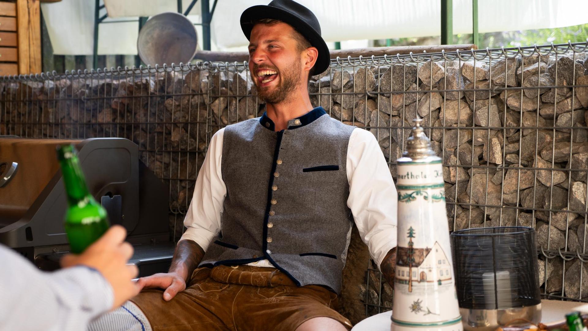 Kirwaliesl einweihen in Ammerthal. (Bild: knz)