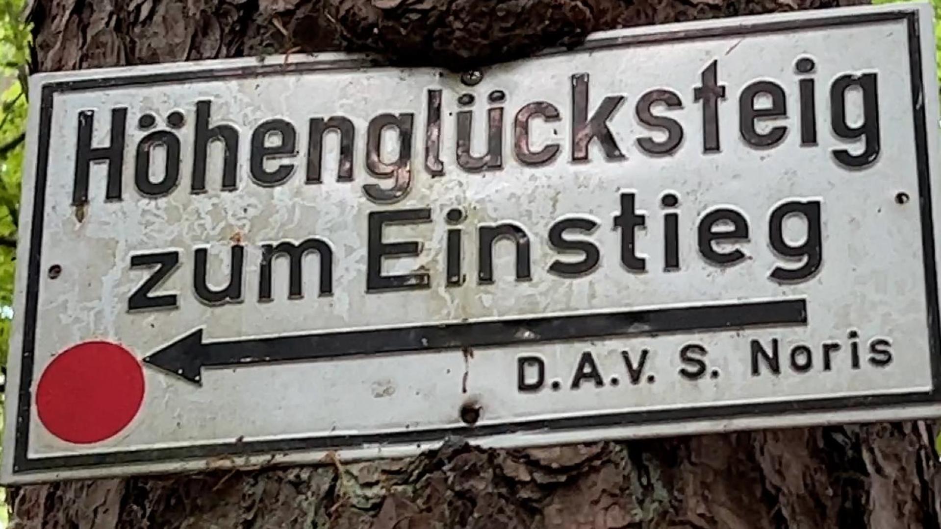 Auf dem Höhenglücksteig ist am Sonntag eine Kletterin verunglückt. Der Klettersteig bei Hirschbach ist bei Outdoor-Freunden sehr beliebt. (Bild: Heike Unger)