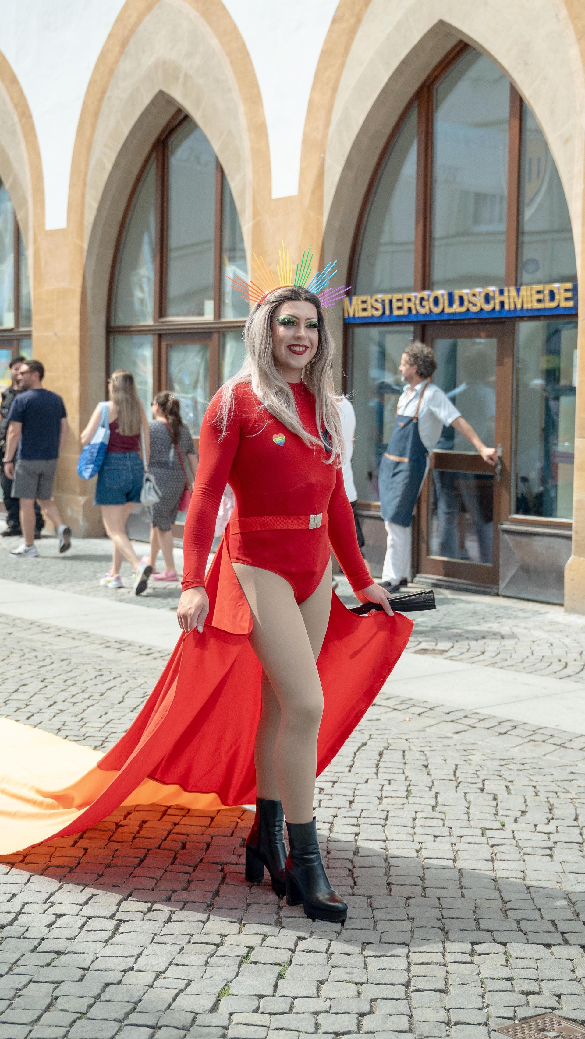 Christopher Street Day 2026 in Amberg. (Bild: Marina Gube)
