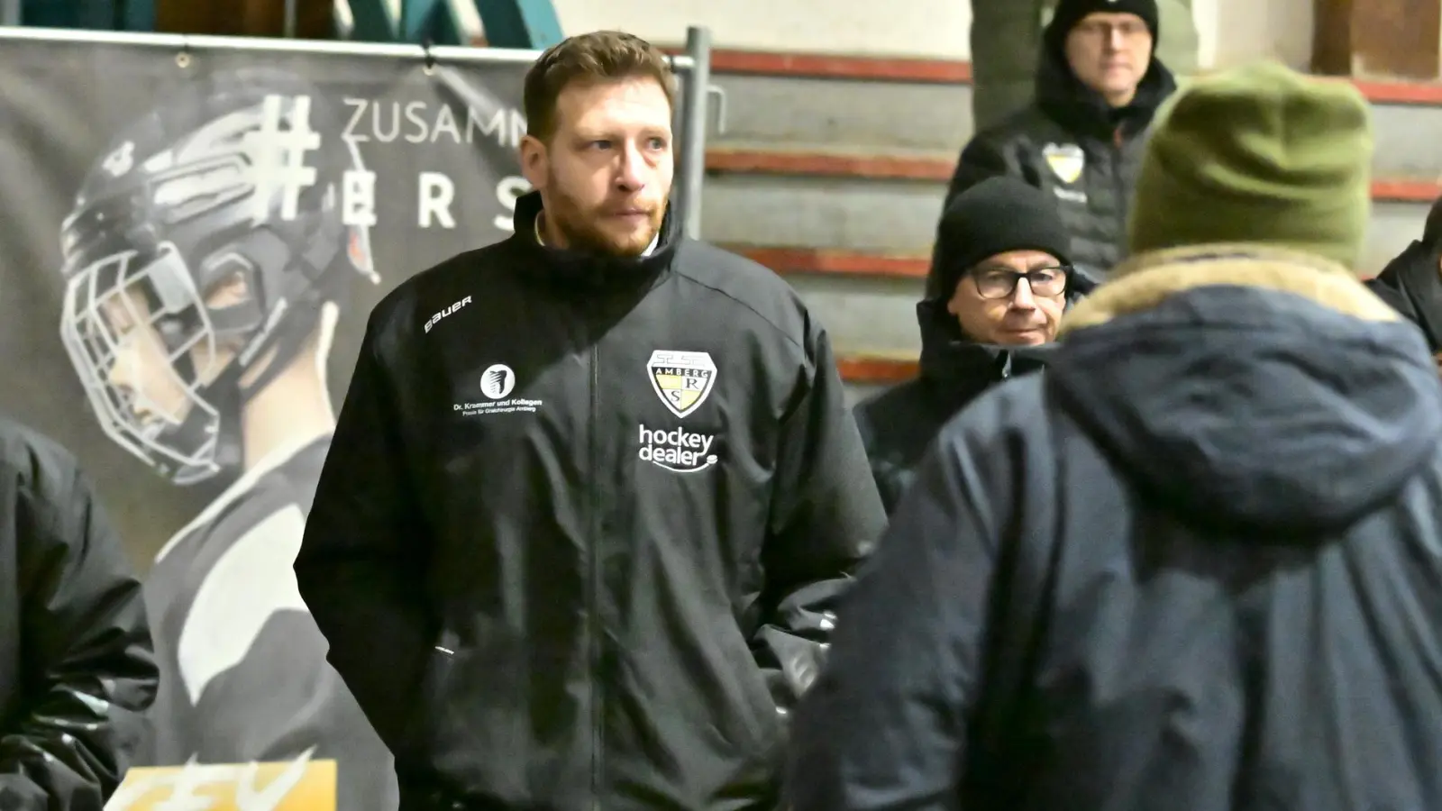 Kevin Lavallee (links) und Dirk Salinger (rechts) treten beim ERSC Amberg zurück. <br> (Archivbild: Hubert Ziegler)