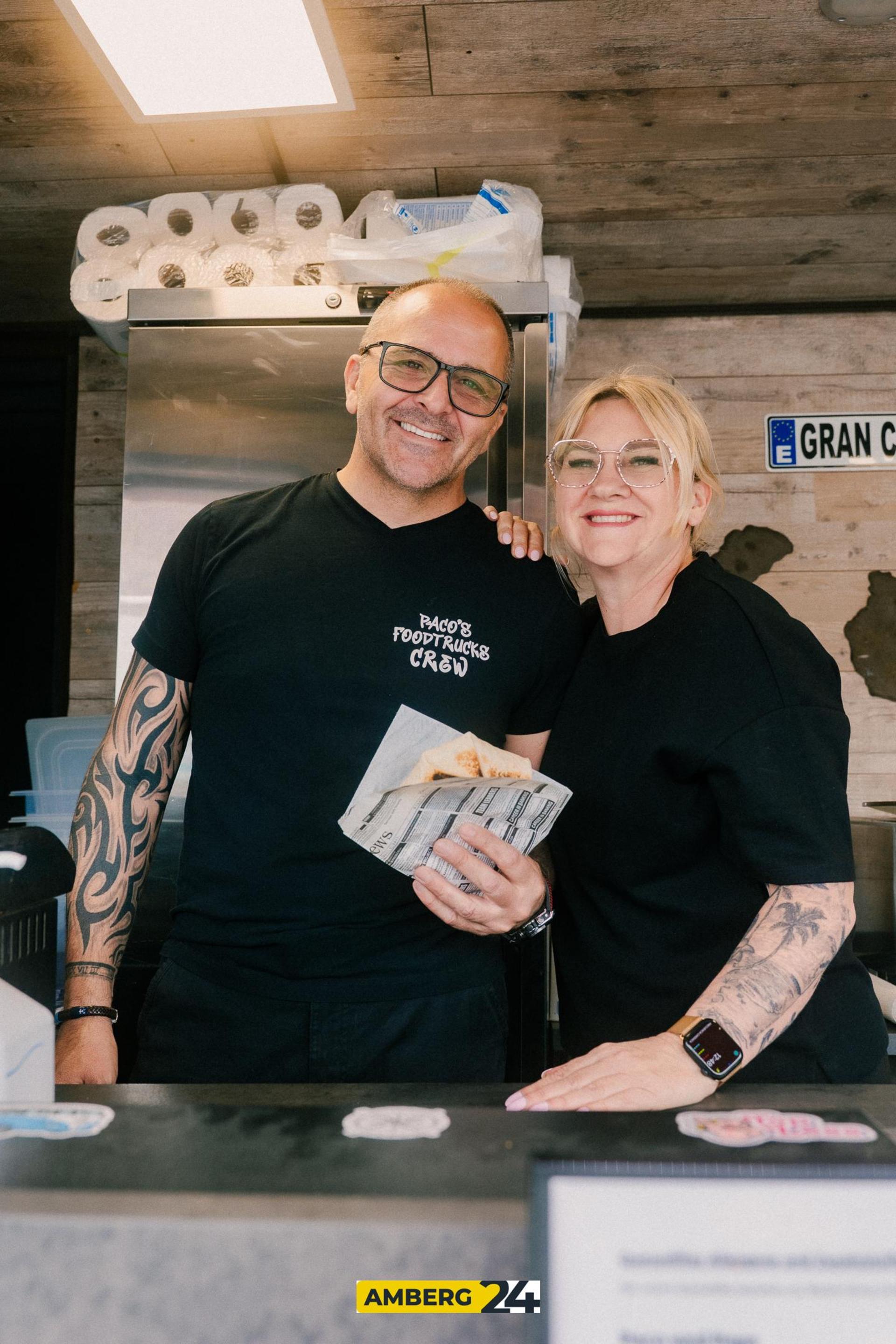 Auch am Samstag was viel los auf dem Foodtruck-Festival in Amberg. (Bild: David Mueller)