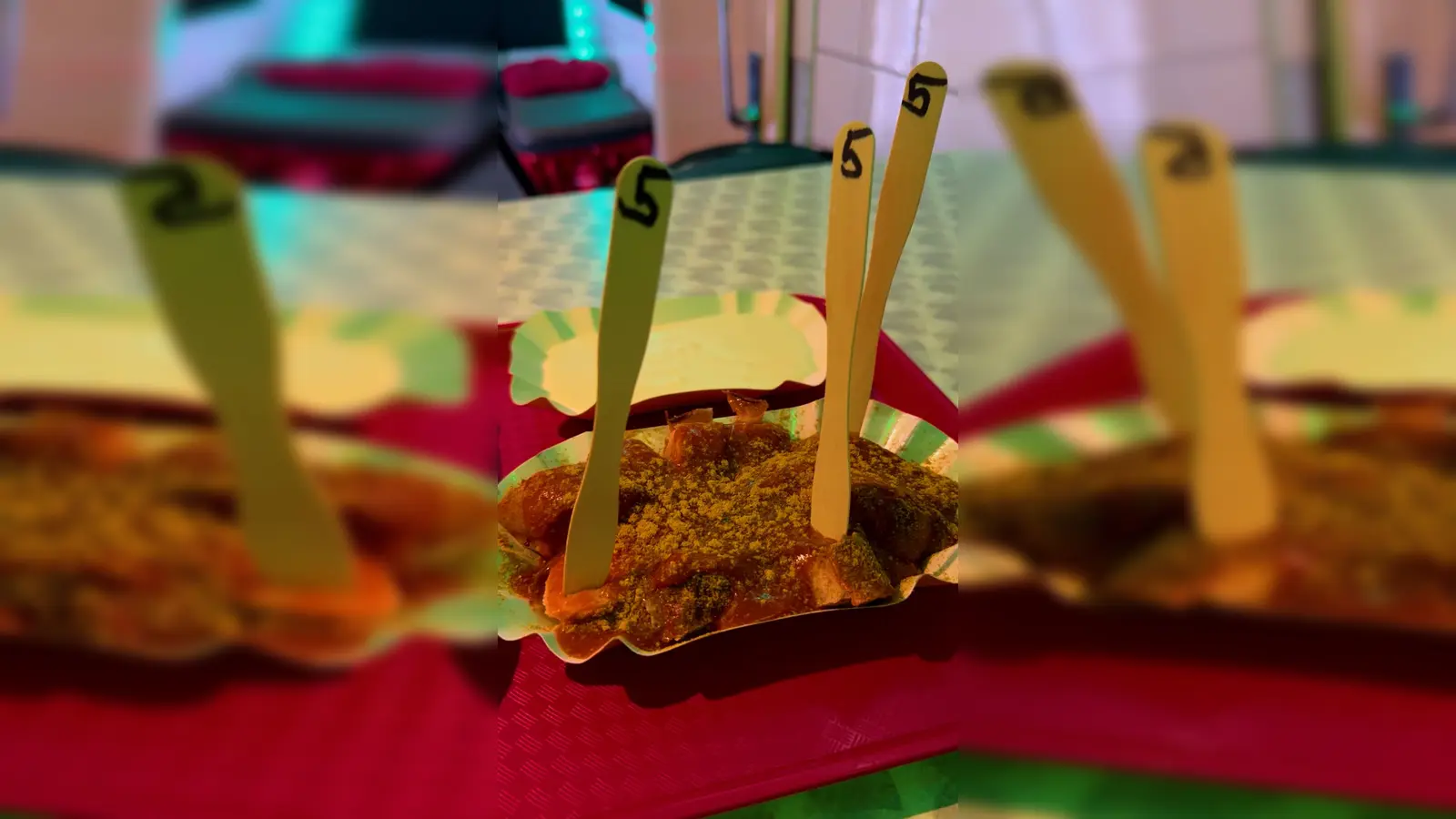 Currywurst-Test: Ganz entspannt bei Stufe 5 starten. (Bild: ama)