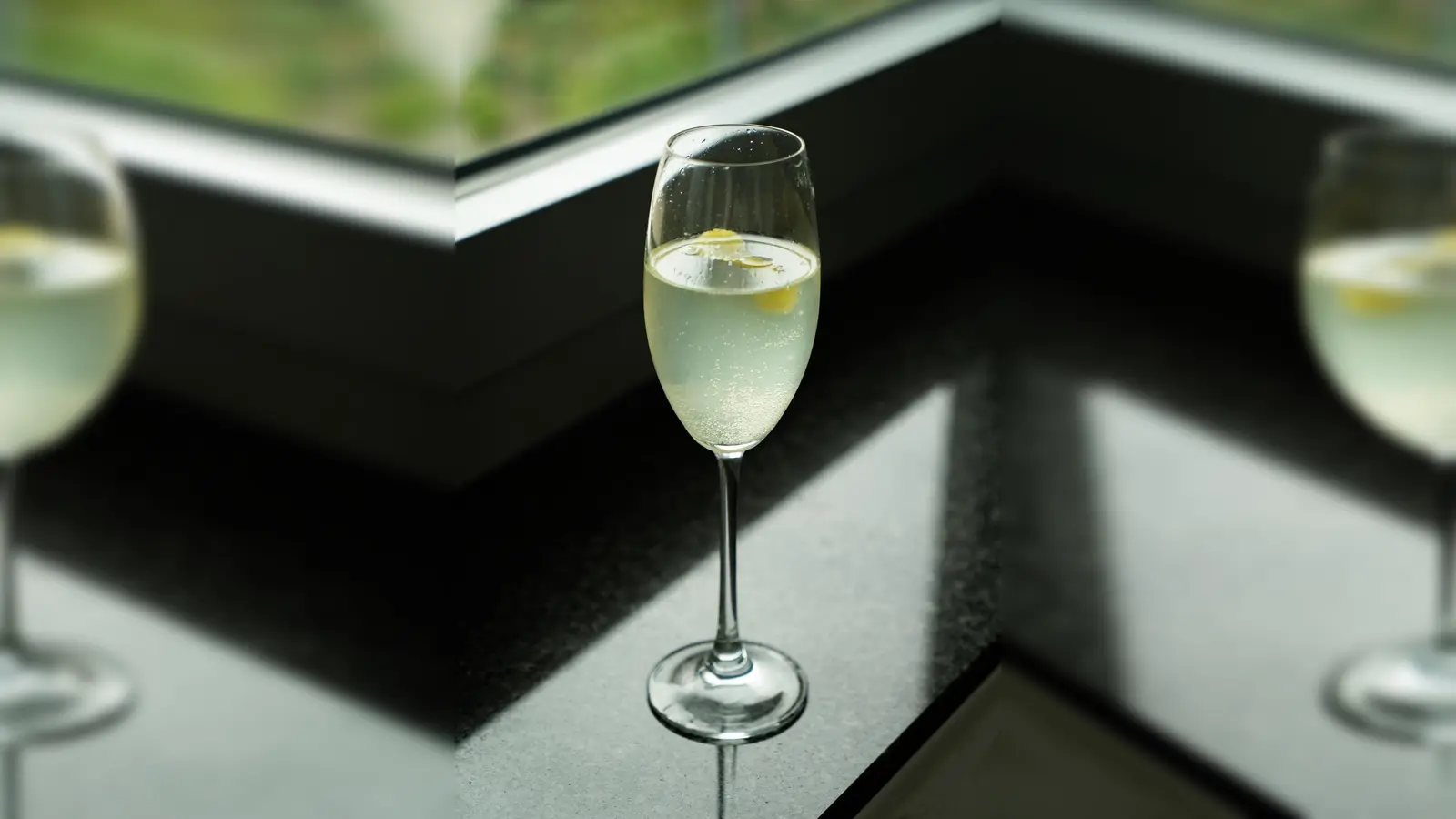 Die schickste Sekt-Schorle: Der French 75. (Sagt mal schickste Sekt-Schorle dreimal hintereinander) (Bild: knz)