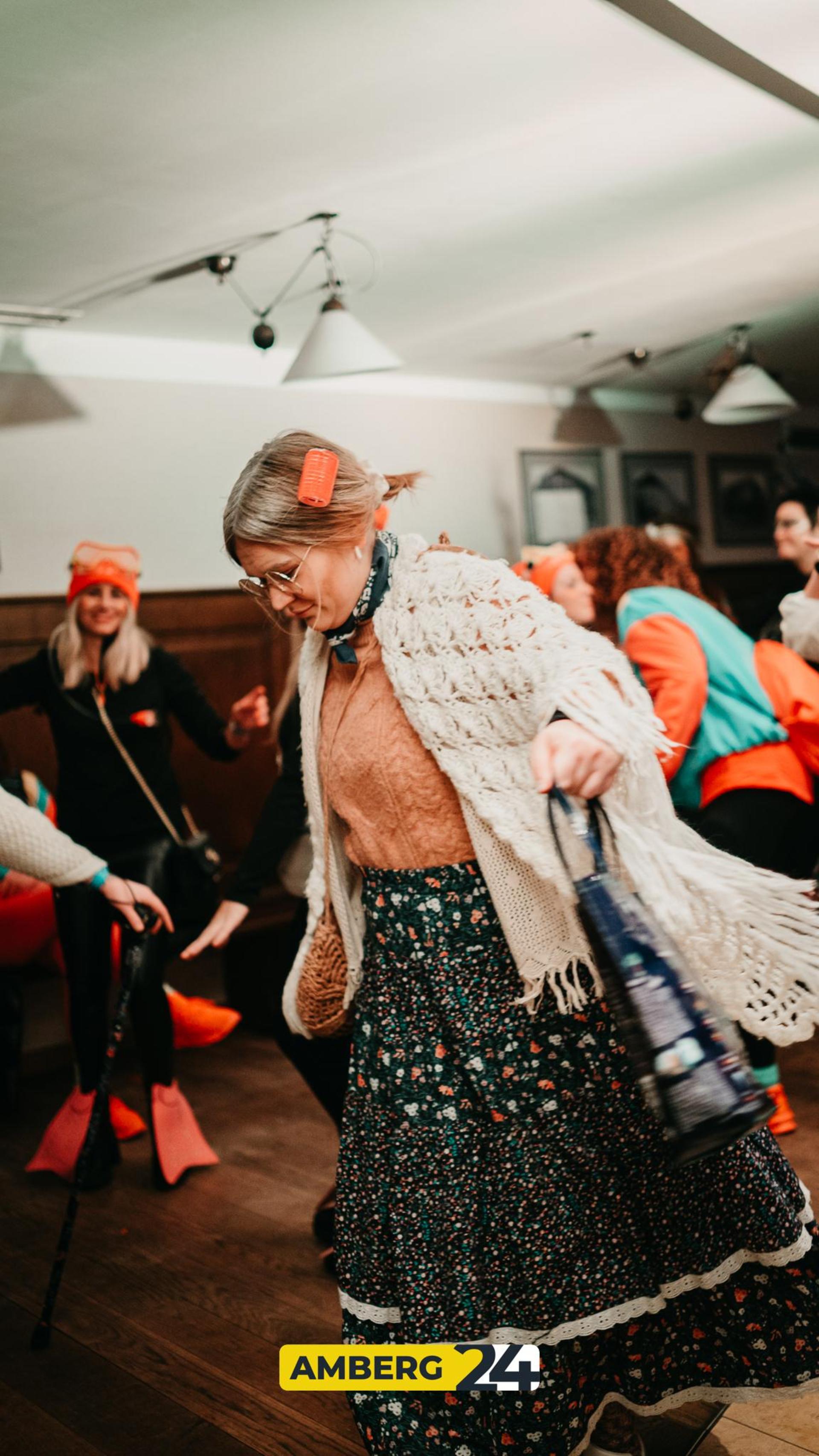 Beim Winkler hatte die Feier der Amberger Hexennacht ihren ganz besonderen Touch. (Bild: Mario Donhauser)