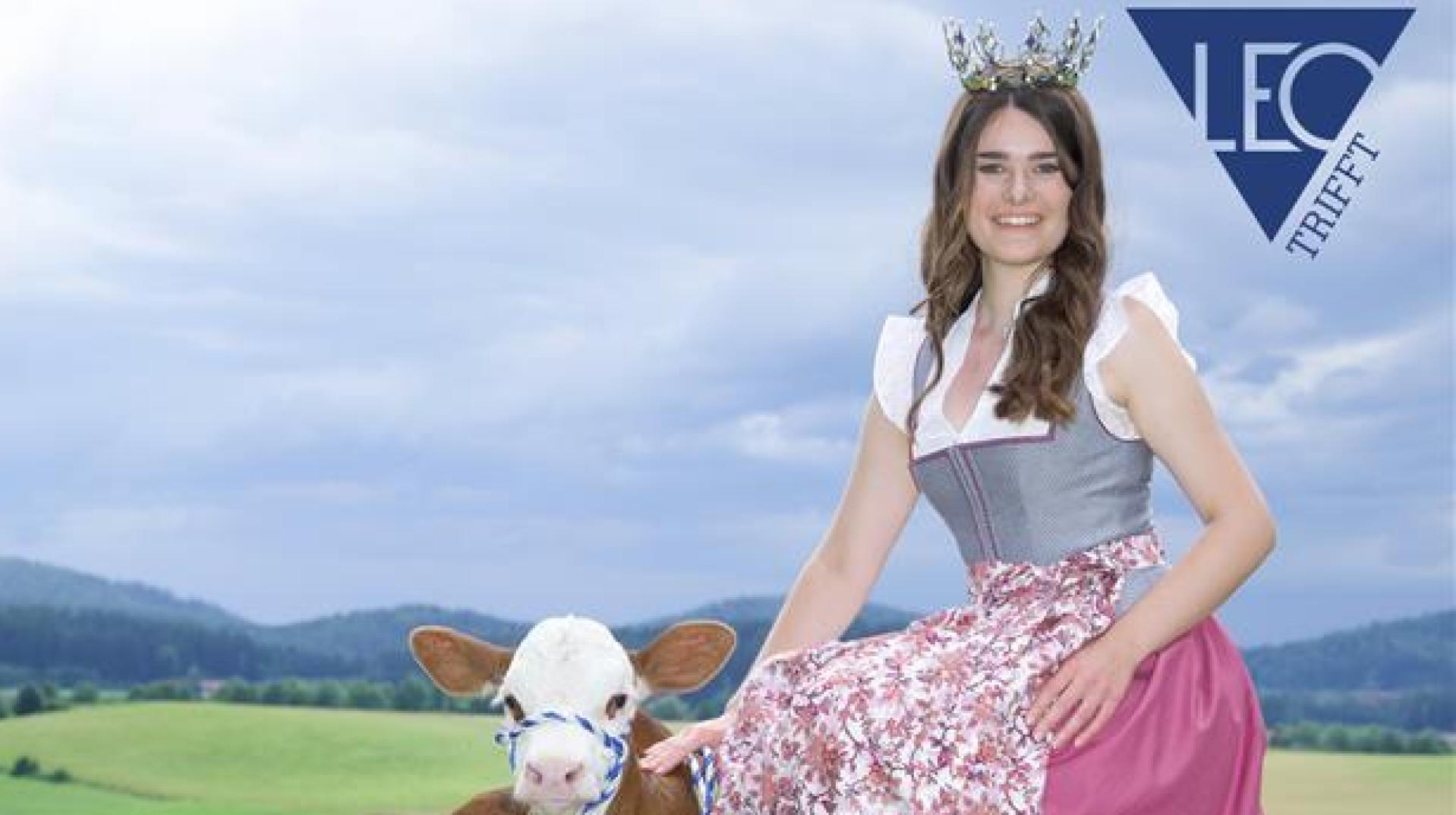 Die aktuell amtierende Milchkönigin Elisabeth Heimerl. (Bild: VMB_Michael Kayser )