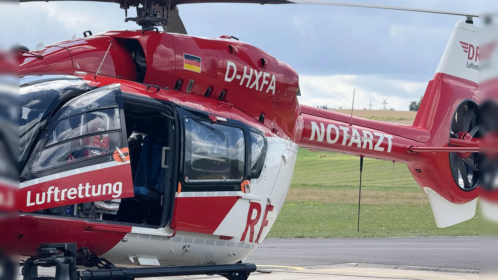Die 37-Jährige kam mit einem Rettungshubschrauber in ein Krankenhaus.  (Symbolbild: Gabi Schönberger)