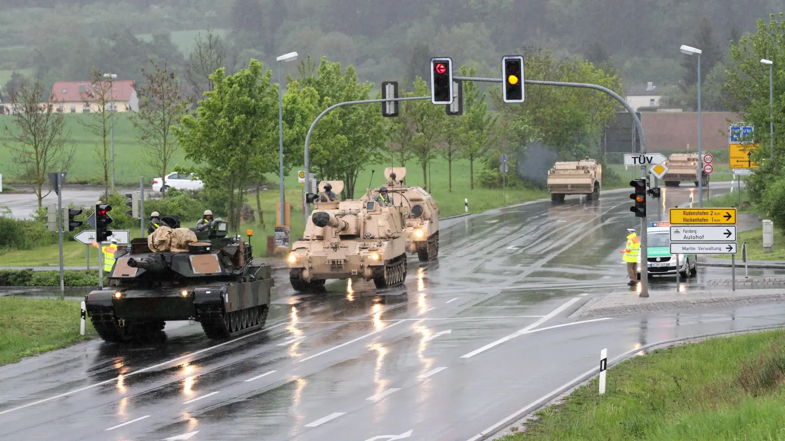 Militärfahrzeuge der US Army sind ab 10. Oktober verstärkt im Raum Amberg/Freihöls sowie auf den Straßen zwischen den Truppenübungsplätzen Grafenwöhr und Hohenfels unterwegs. (Archivbild: Capt. John Farmer)