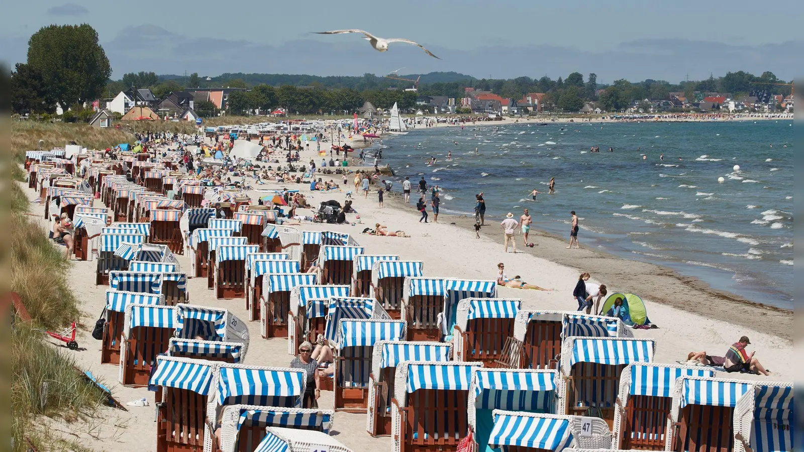 Die neue Woche verspricht Badewetter in Deutschland. (Bild: Georg Wendt/dpa)