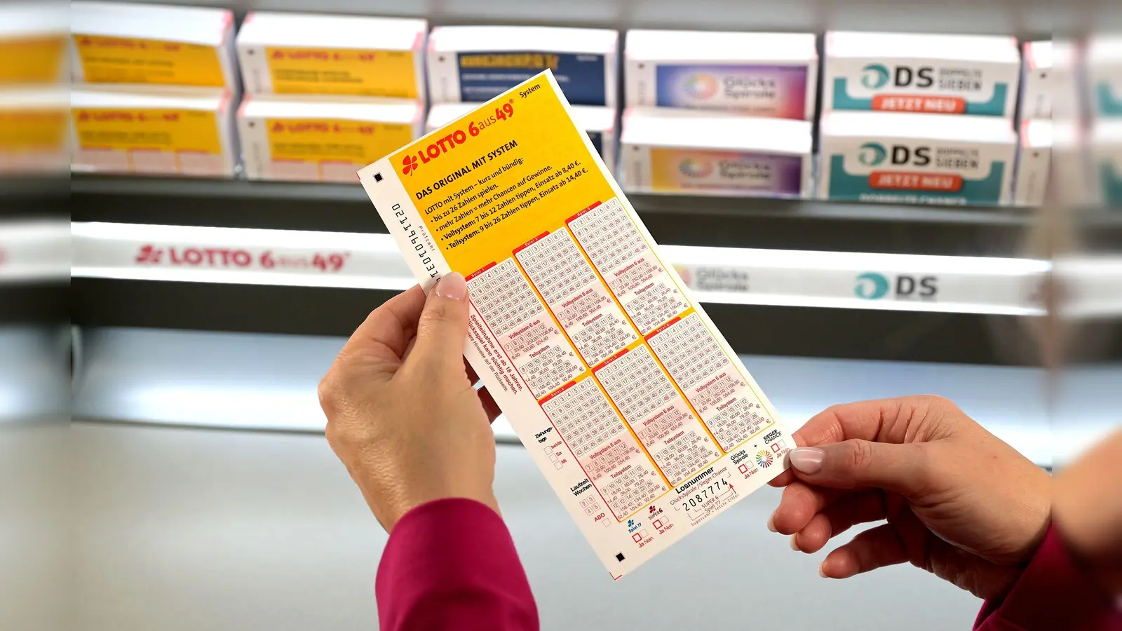 Zwei Spieler aus der nördlichen Oberpfalz haben bei den Lotterien Lotto 6aus49 und Doppelte 7 Großgewinne erzielt. (Bild: Staatliche Lotterie- und Spielbankverwaltung)