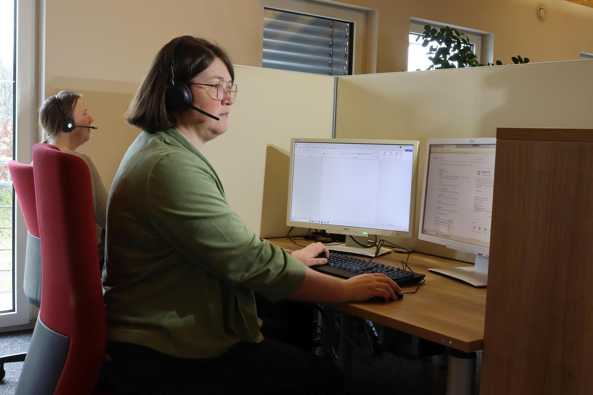 Carina Kohl, Geschäftsführerin bei Bürofit: „Wir möchten, dass sich bei uns jeder wohlfühlt.” (Bild: Martin Franitza)