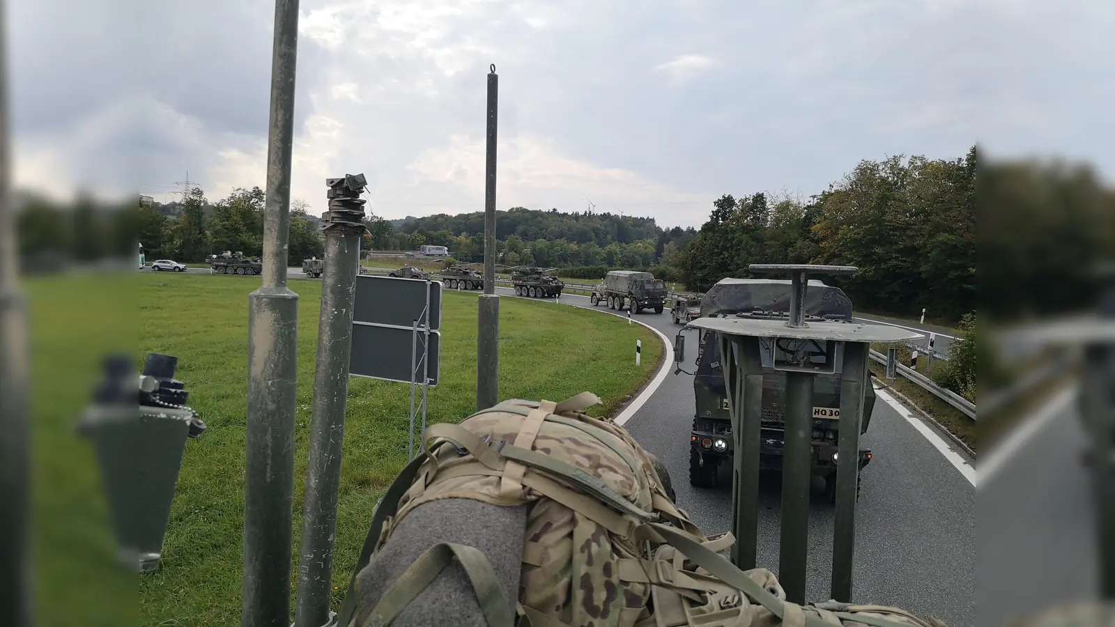Aktuell sind verstärkt US-Militärkonvois in der Region unterwegs. (Symbolbild: Hans Bernreuther)