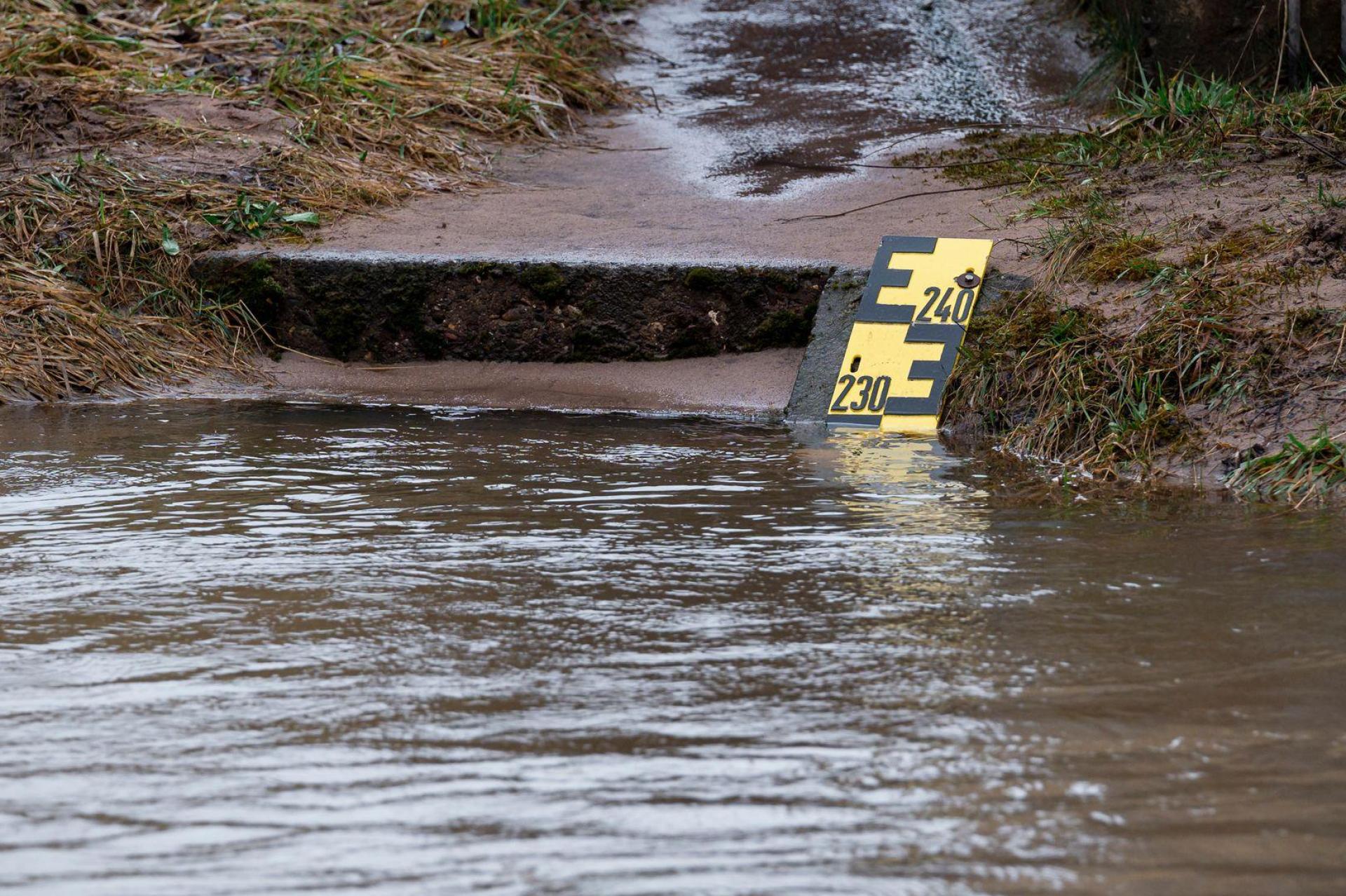 Regen und Tauwetter lassen das Wasser in Flüssen und Bächen steigen. (Archivbild: Daniel Vogl/dpa)