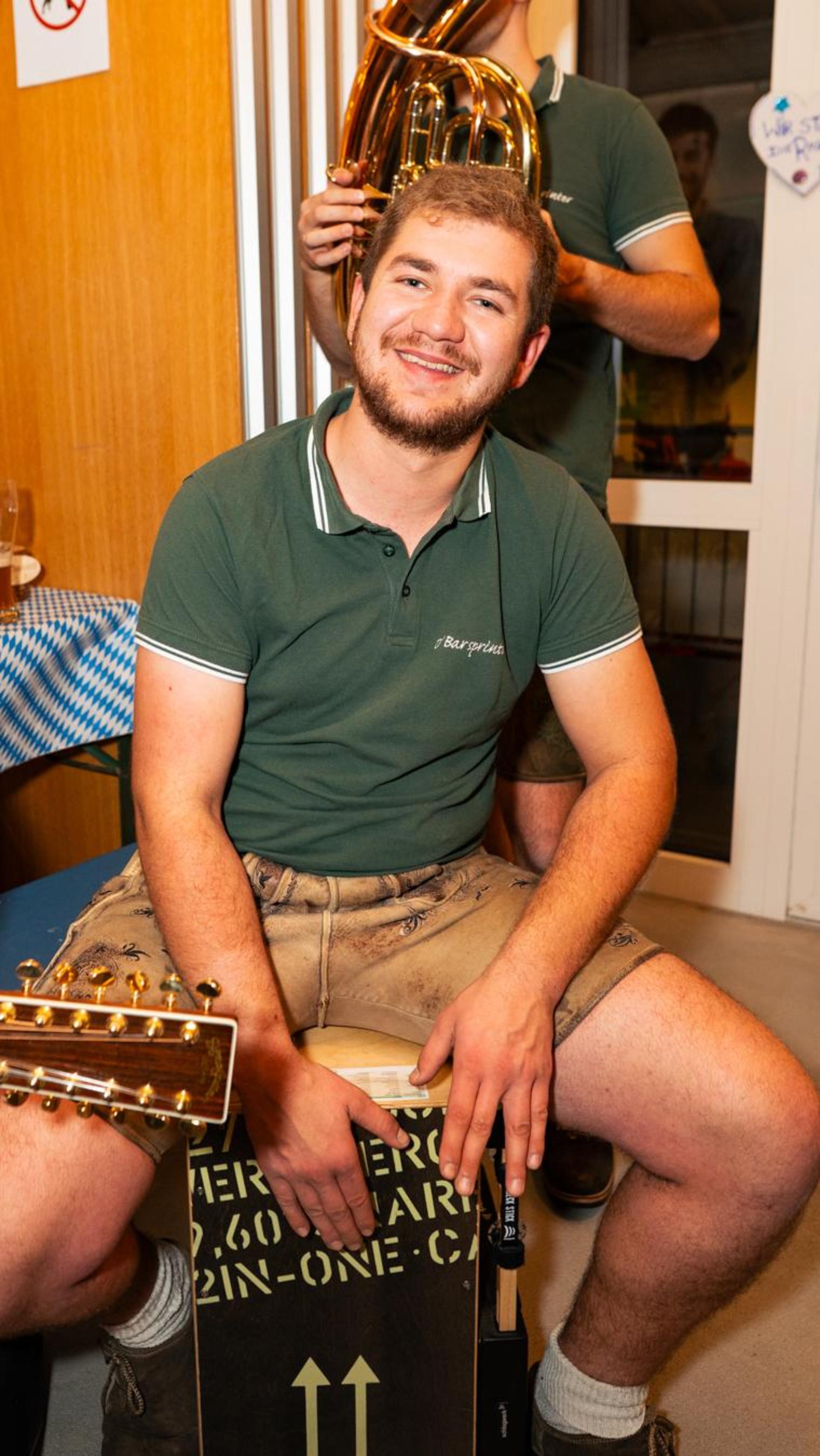 Endspurt bei der Thansüßer Kirwa am Montag.  (Bild: Hannes Stock)