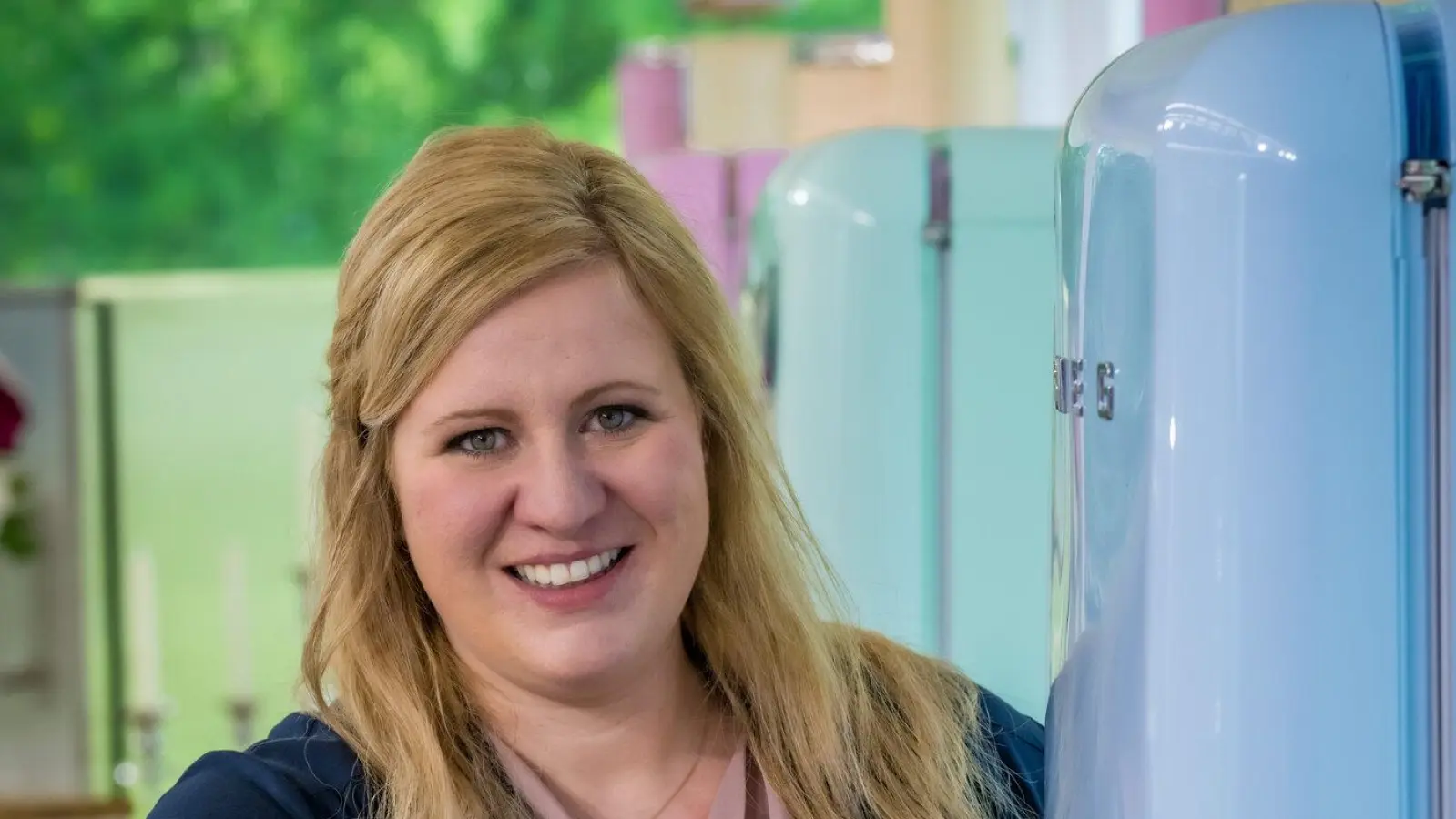 Monika aus Chamerau ist bei der Fernsehsendung „Das große Backen” die erste schwangere Teilnehmerin. (Bild: Copyright: SAT.1/Claudius Pflug;)