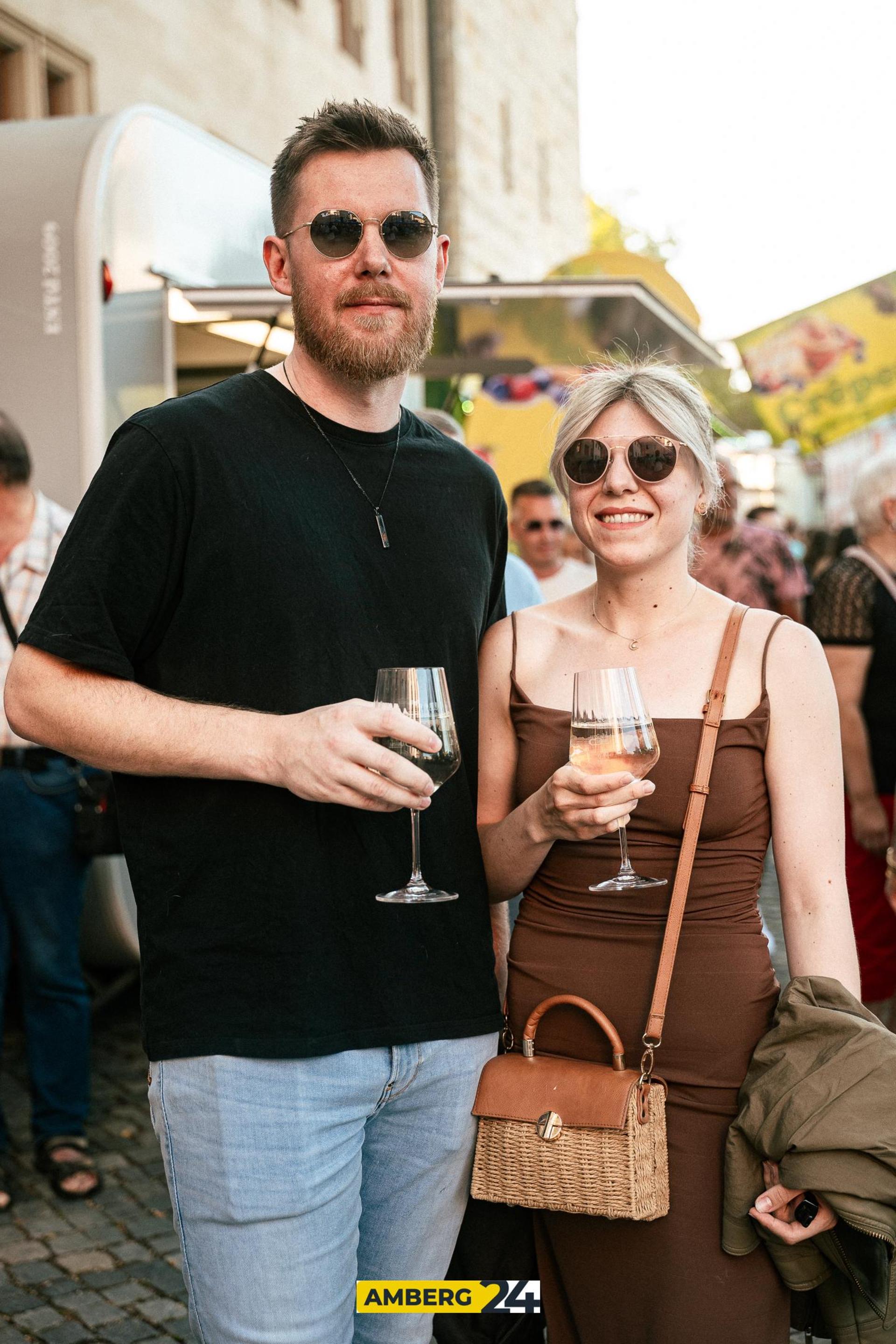 Einen ganz eigenen Vibe gab&#39;s auf dem Altstadtfest im Innenhof des Landratsamts! (Bild: David Mueller)