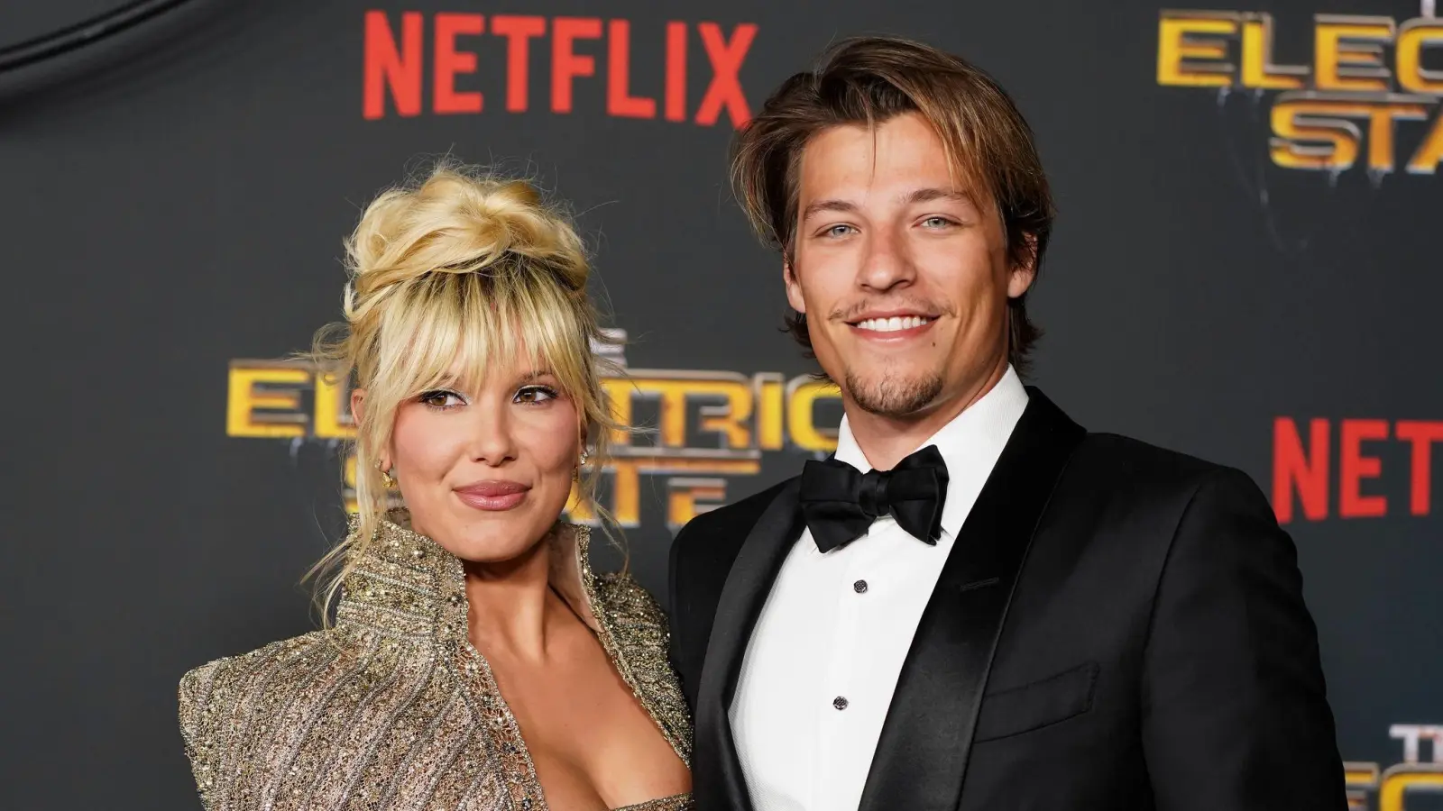 Sie sind Eltern geworden: Millie Bobby Brown und Jake Bongiovi. (Archivbild) (Bild: Jordan Strauss/Invision via AP/dpa)