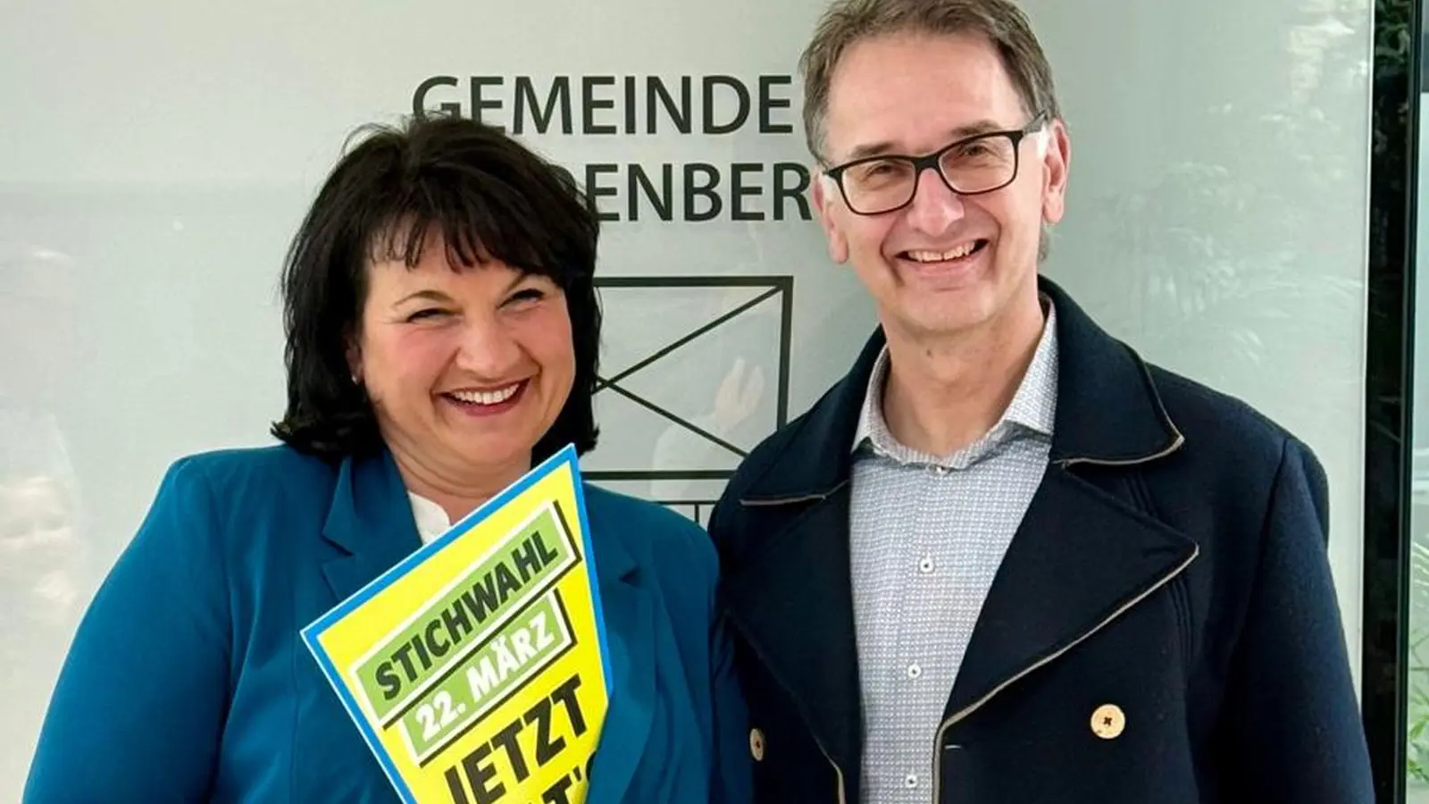 In Freudenberg gibt es eine Stichwahl zwischen Barbara Gerl (CSU) und Reiner Wiedenbauer (Freie Wähler).  (Bild: Alwin Märkl)