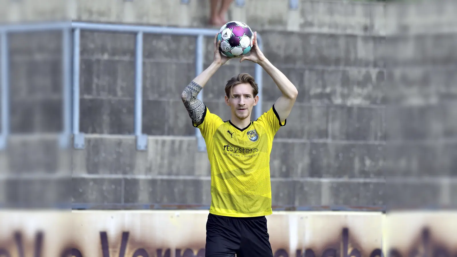 Nick Sperlich kehrt zum FC Amberg zurück.  (Archivbild: Hubert Ziegler)
