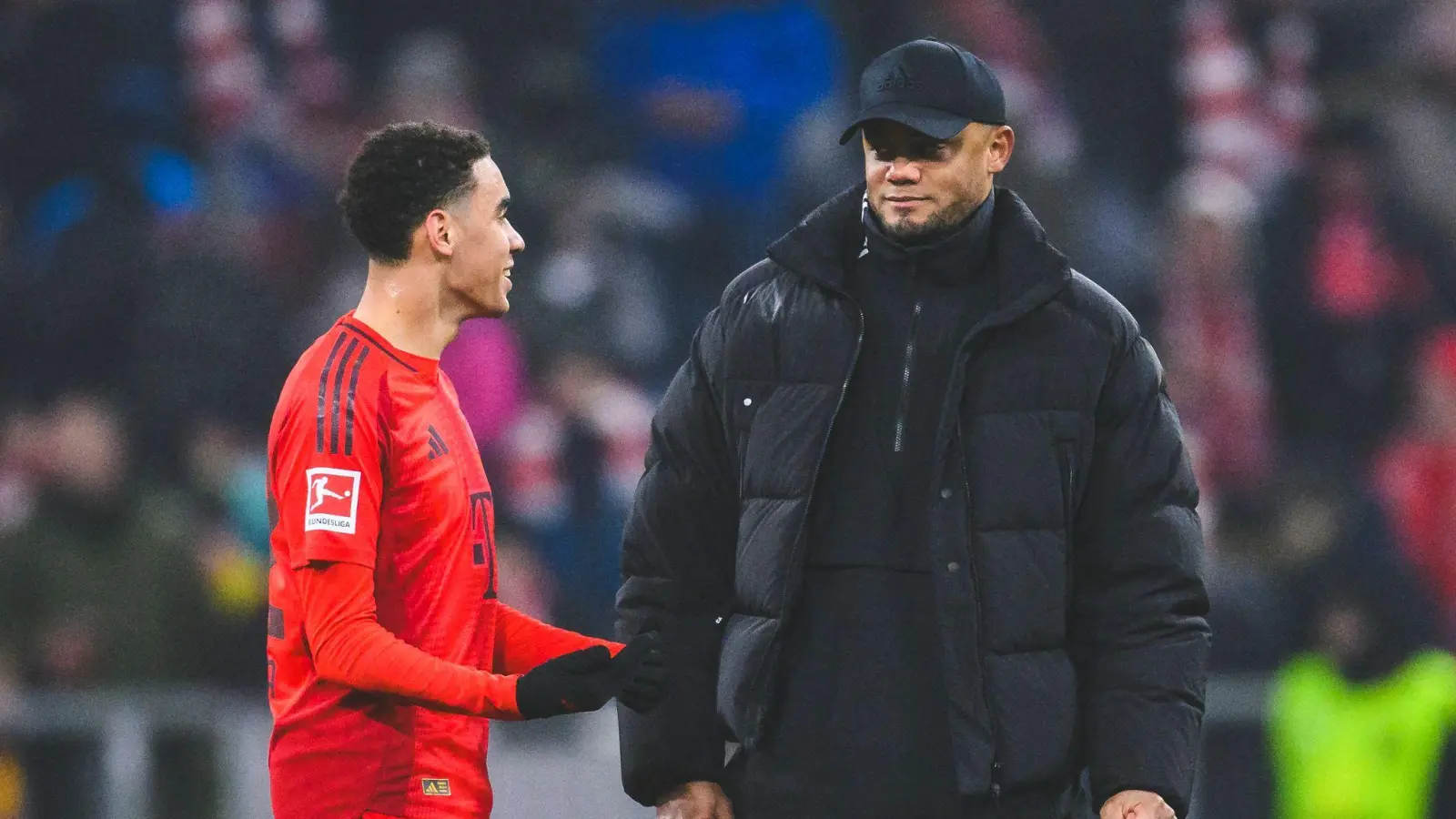 Das Comeback von Musiala (l) naht. (Archivbild) (Bild: Tom Weller/dpa)