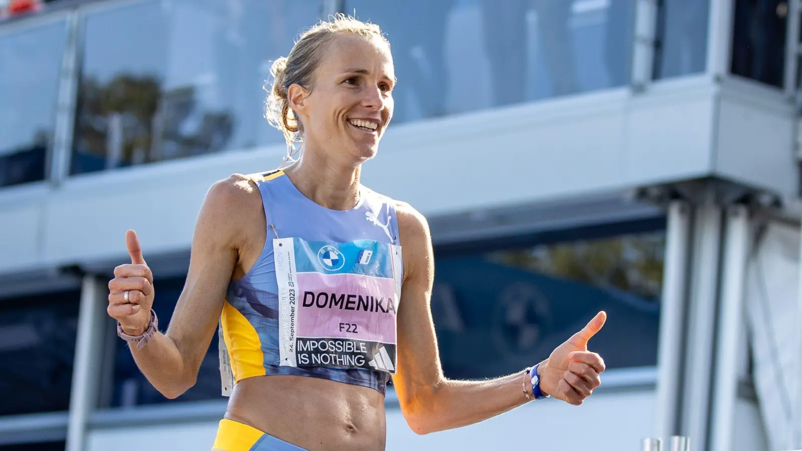 Domenika Mayer gewann beim Mini-Maus-Lauf gleich in zwei Wertungen. (Archivbild: Andreas Gora/dpa)