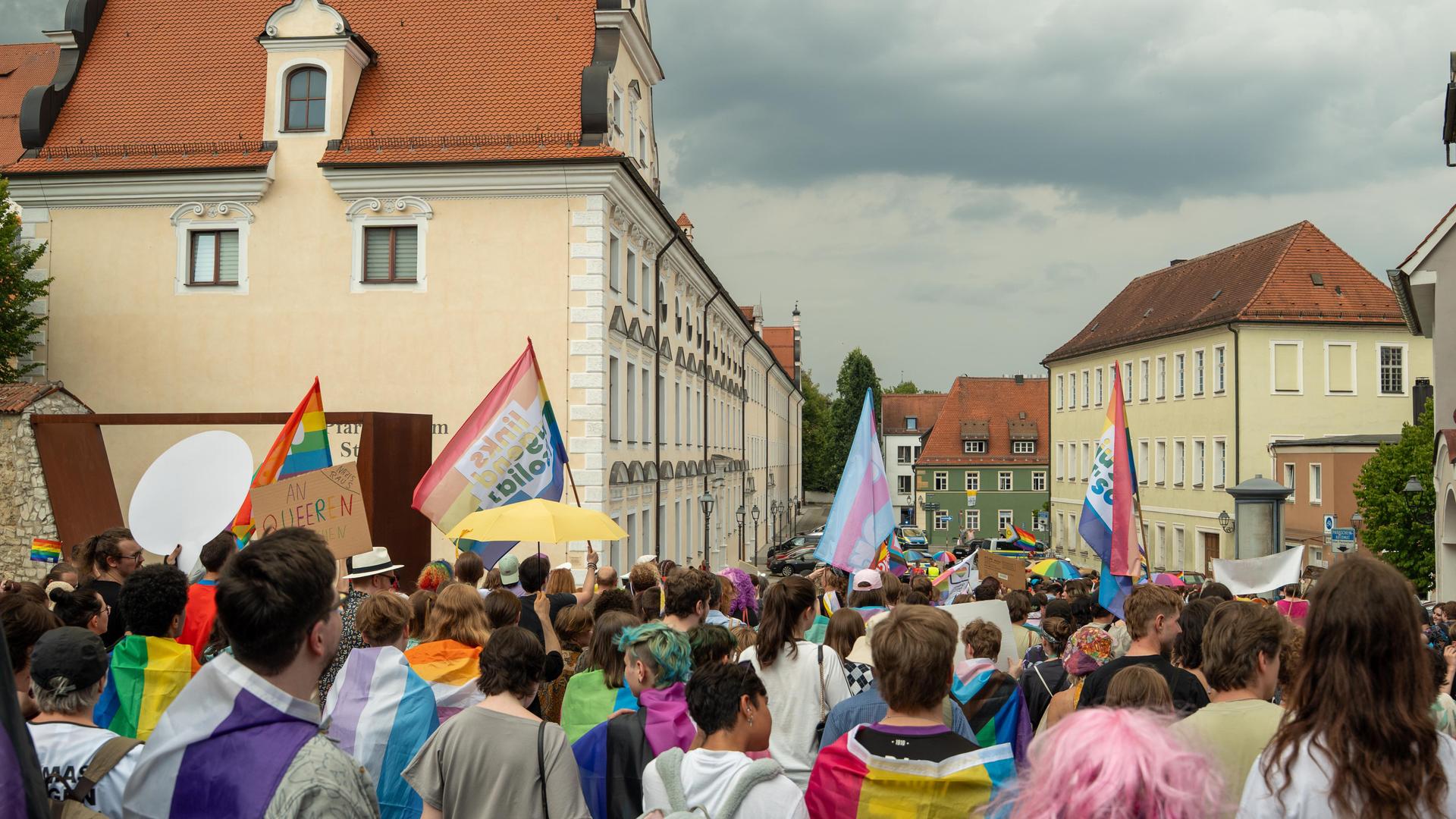 Christopher Street Day 2026 in Amberg. (Bild: Marina Gube)
