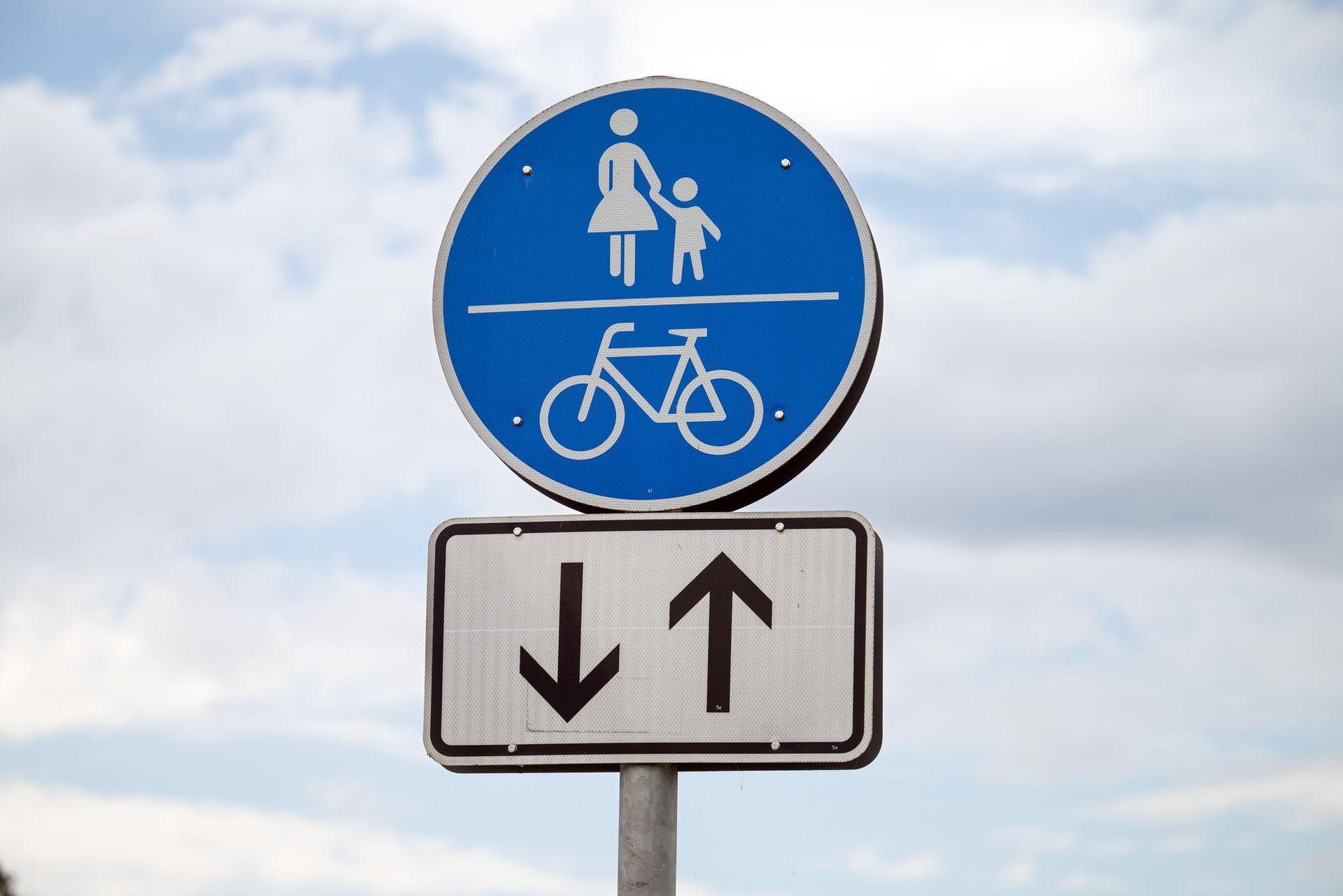 Der Geh- und Radweg am Kaiser-Ludwig-Ring in Amberg muss wegen Baumpflegearbeiten gesperrt werden. (Symbolbild: Soeren Stache/dpa/dpa-tmn)