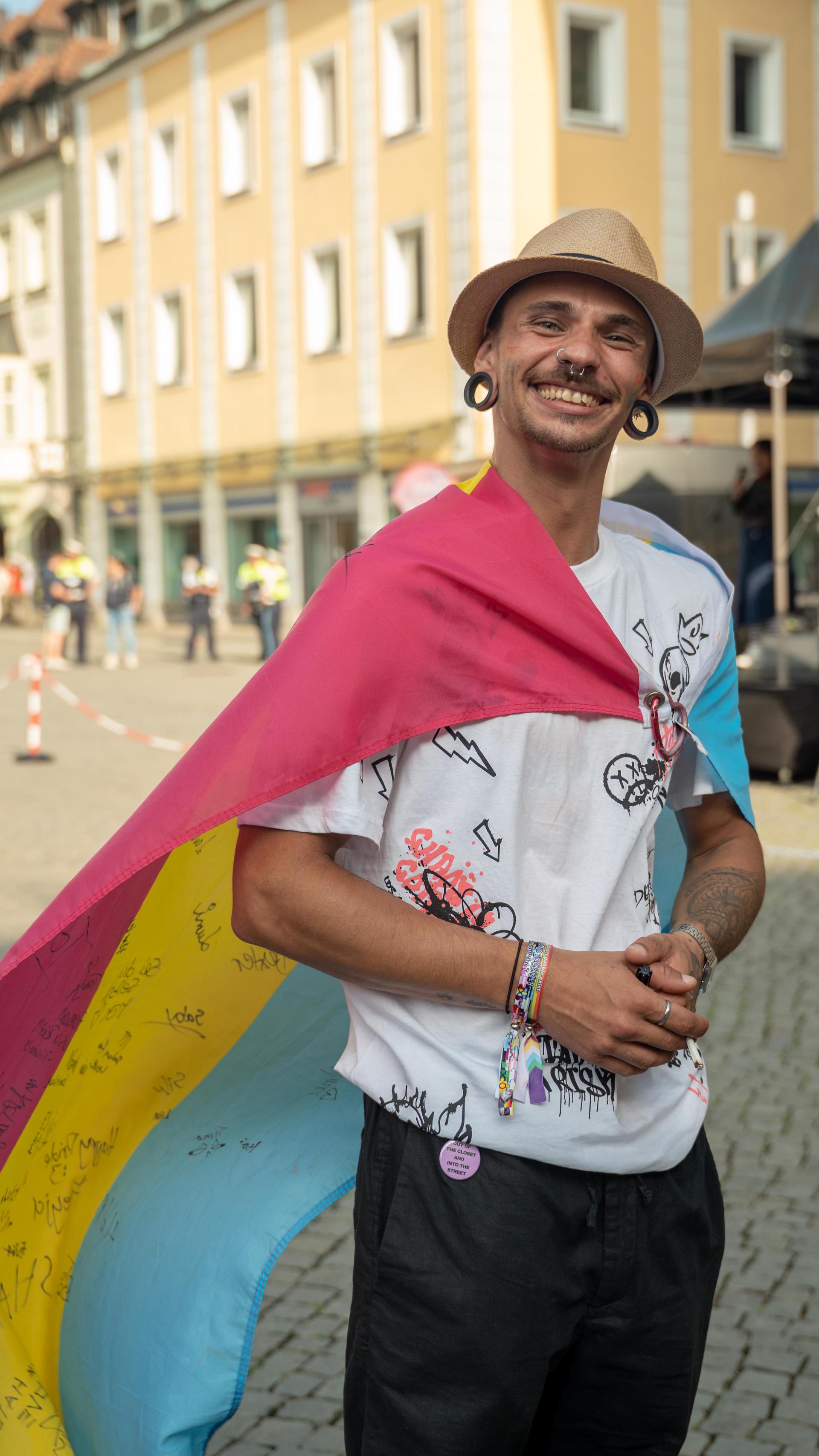 Christopher Street Day 2026 in Amberg. (Bild: Marina Gube)