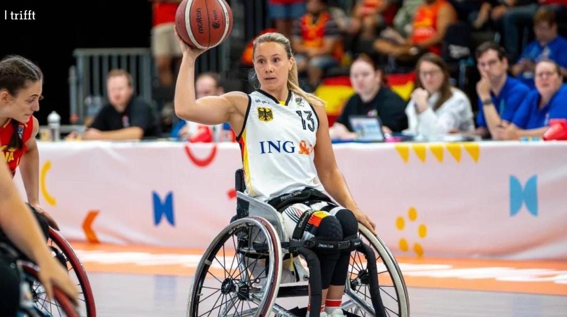 Svenja Mayer ist erfolgreich mit der Deutschen Rollstuhlbasketball-Mannschaft unterwegs. (Bild: Lea-Mareen Kuhnle (Lea-Mareen.Kuhnle@oberpfalzmedien.de))