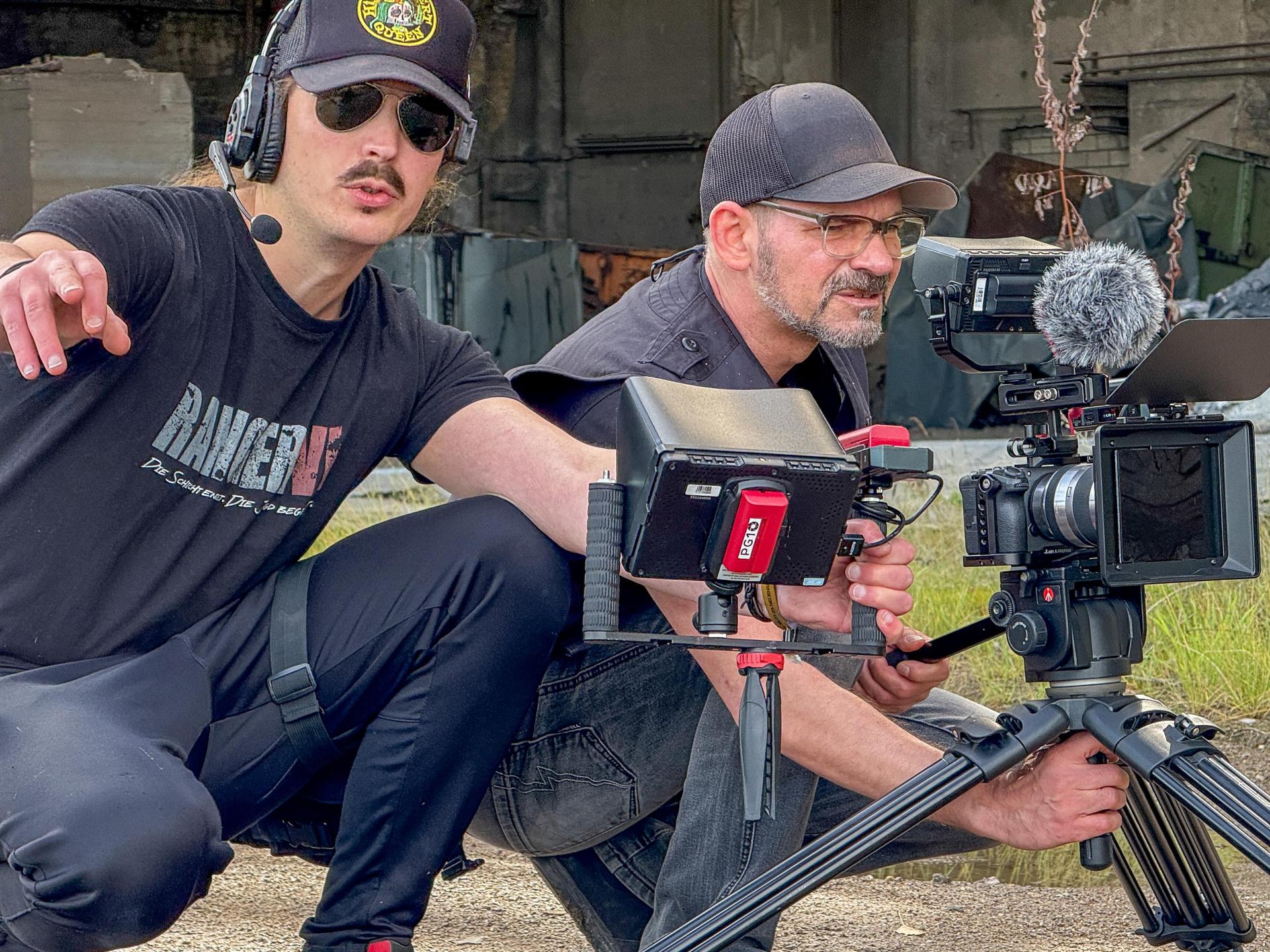 Sebastian Fritz (links) und Martin Helm zeichnen für den Film verantwortlich.  (Bild: Wolfgang Steinbacher)