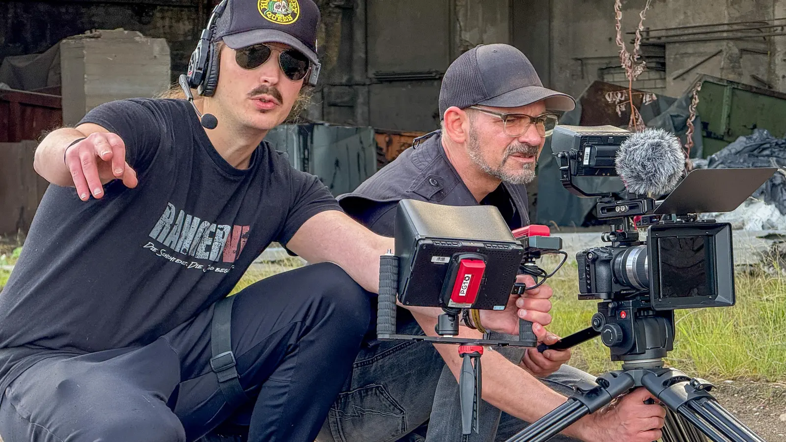 Sebastian Fritz (links) und Martin Helm zeichnen für den Film verantwortlich.  (Bild: Wolfgang Steinbacher)