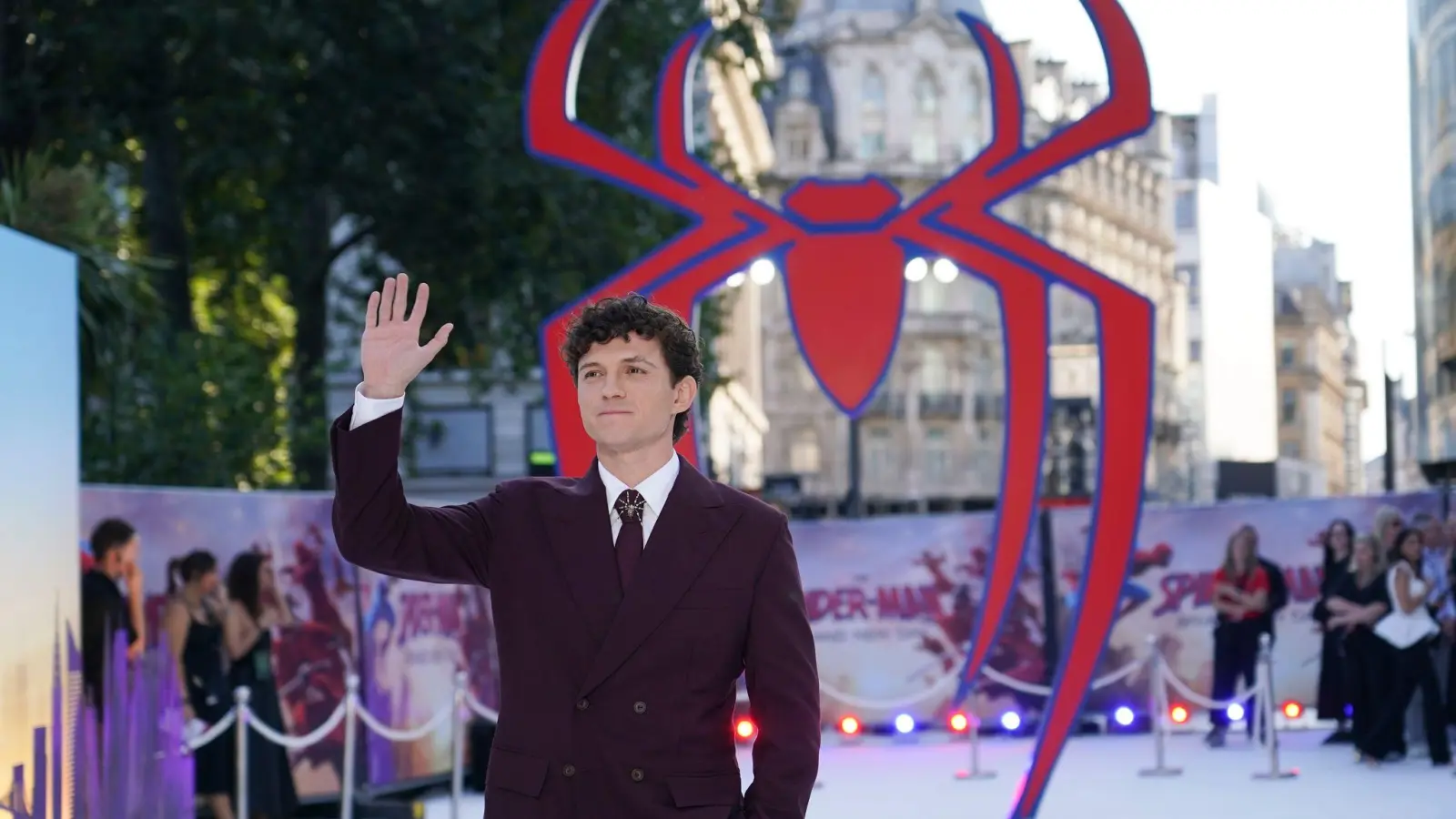 „Spider-Man: Brand New Day“ mit Tom Holland räumt an den Kinokassen weiter ab. (Archivbild)  (Bild: Alberto Pezzali/Invision/AP/dpa)