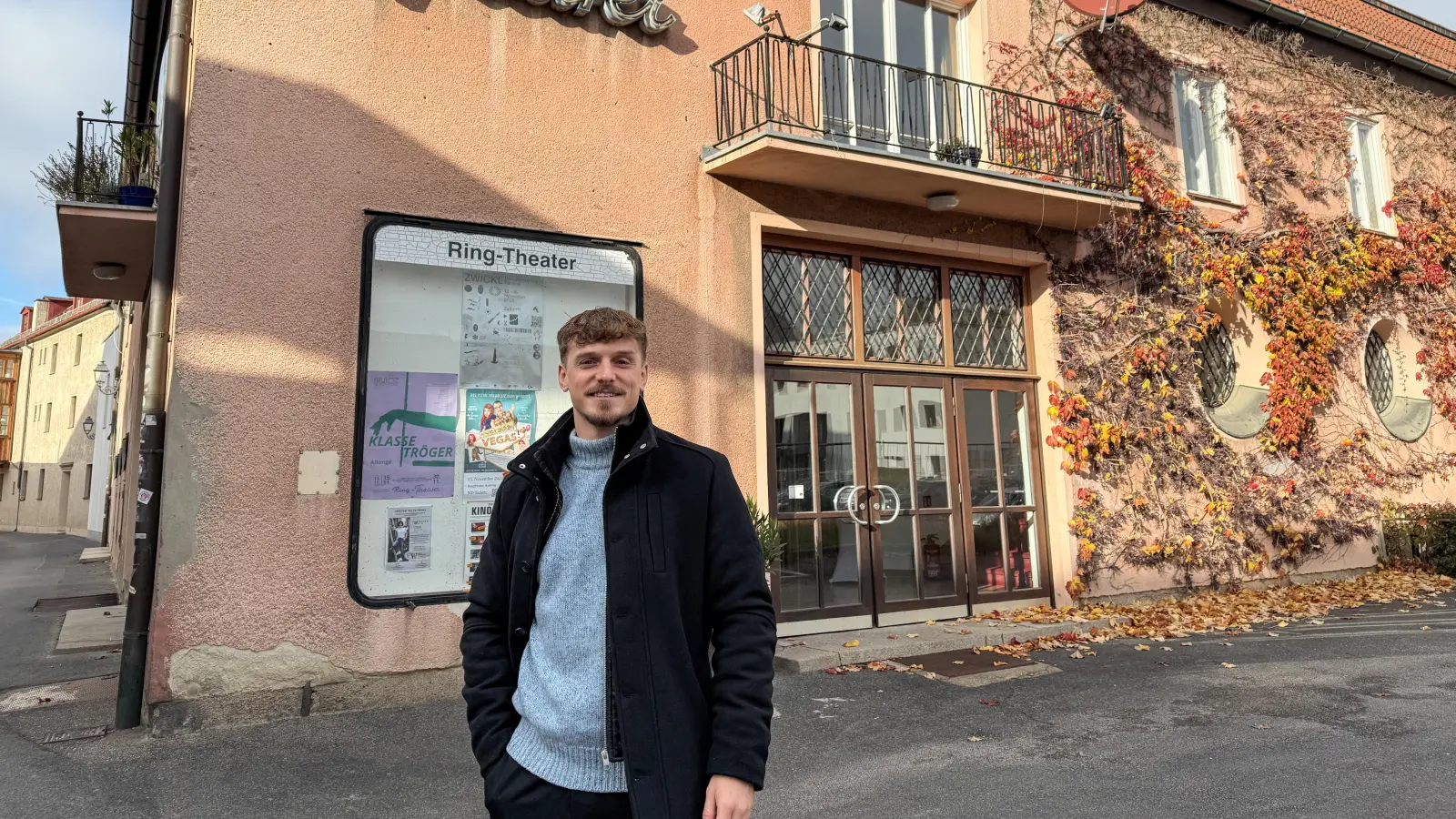 David Pickel von der Theatergruppe „Obstsalat”. (Bild: Petra Hartl)