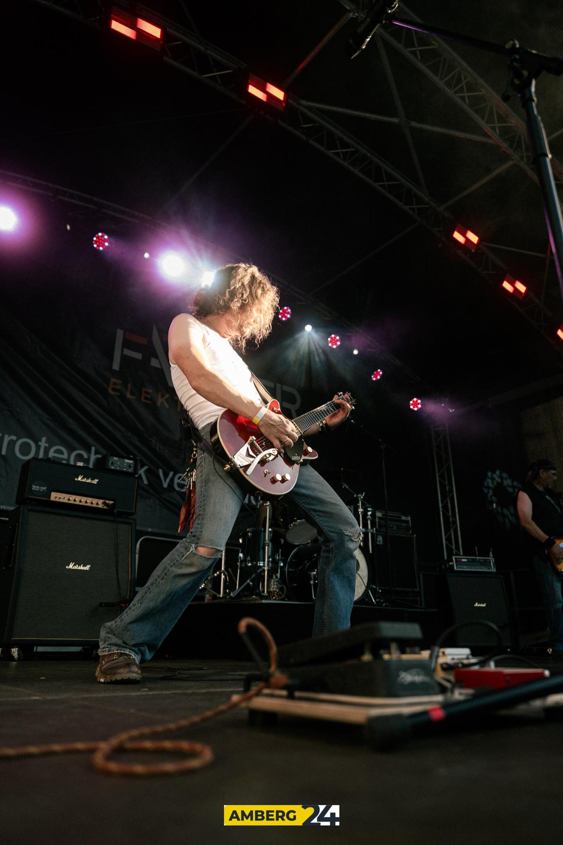 Einen ganz eigenen Vibe gab&#39;s auf dem Altstadtfest im Innenhof des Landratsamts! (Bild: David Mueller)